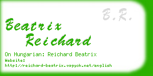 beatrix reichard business card
